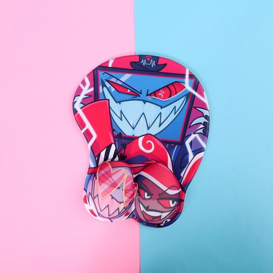 Hazbin Hotel The Vees 3D Mousepad | 10 Inch 3D Mousepad with Wrist Support