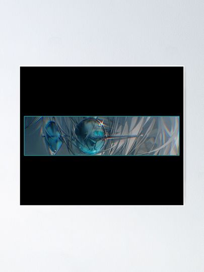 Gojo Eyes Car Slap Poster