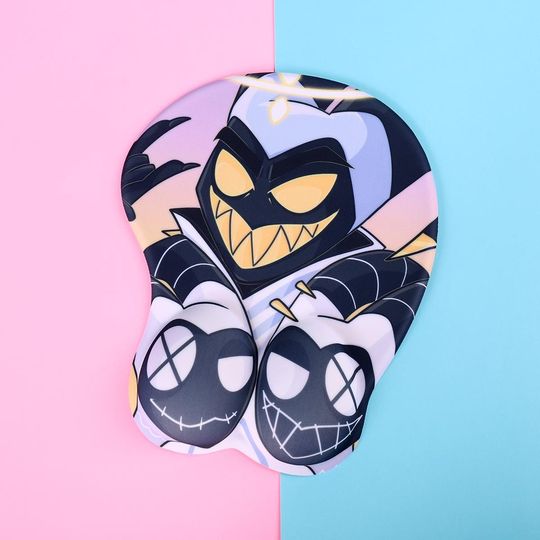 Hazbin Hotel Masked Adam 3D Mousepad | 10 Inch 3D Mousepad with Wrist Support