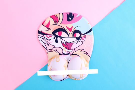 Helluva Boss Mature Queen Bee 3D Mousepad | 10 Inch 3D Mousepad with Wrist Support