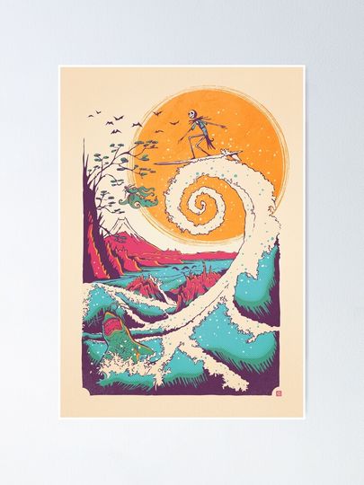 Surf Before Christmas Poster