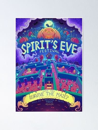 Stardew Valley Spirit's Eve Poster