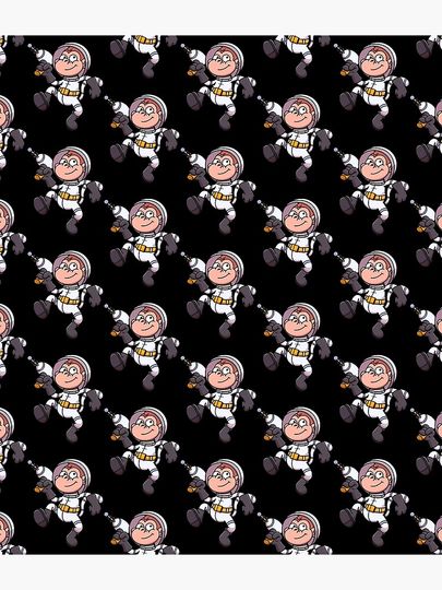 Cartoon Space Monkey  Backpack