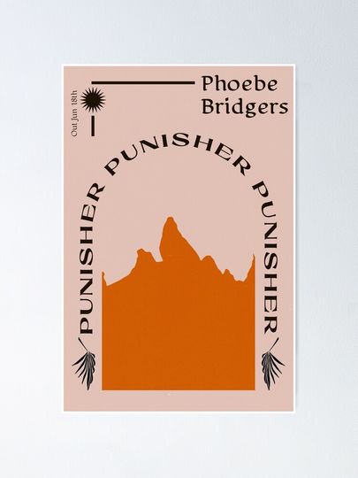Phoebe Bridgers Punisher Poster