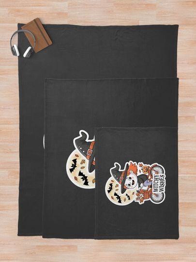 Witchy Wishes Throw Blanket