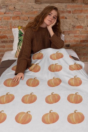 Halloween Blanket, Fall Blanket, Spooky  Blanket, Goth blanket , Autumn Blanket