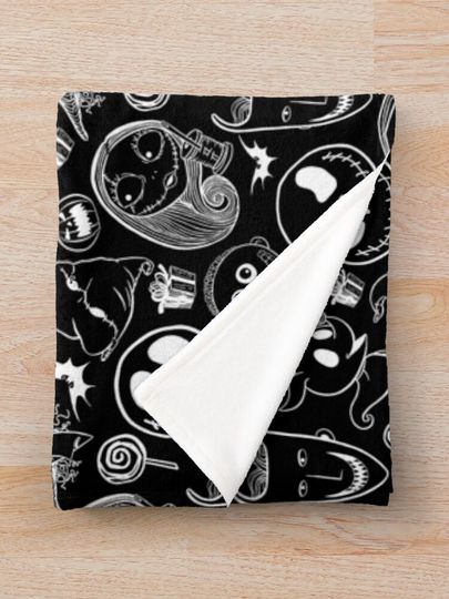 Nightmare before Christmas Throw Blanket