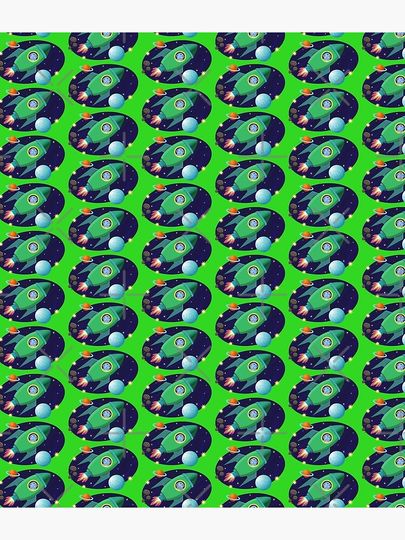 space cat rocket Backpack