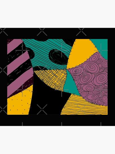 Sally's dress. The Nightmare Before Christmas. Throw Blanket