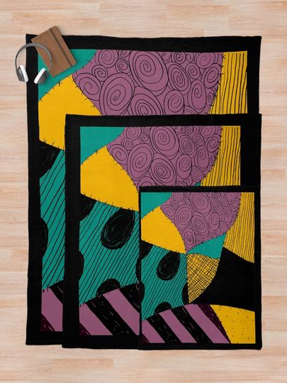 Sally's dress. The Nightmare Before Christmas. Throw Blanket