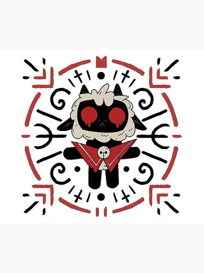 Cult Of The Lamb Magic Circle Throw Blanket