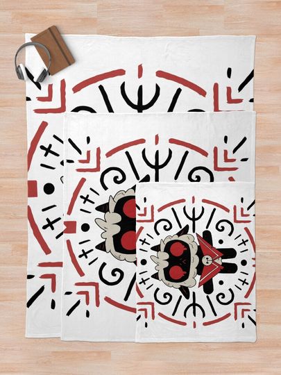 Cult Of The Lamb Magic Circle Throw Blanket