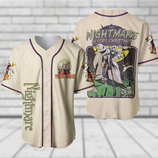 Christmas Jack And Sally Jersey, Oogie Boogie Jersey Shirt