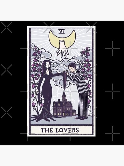 The lovers - tarot - Addams family Poster