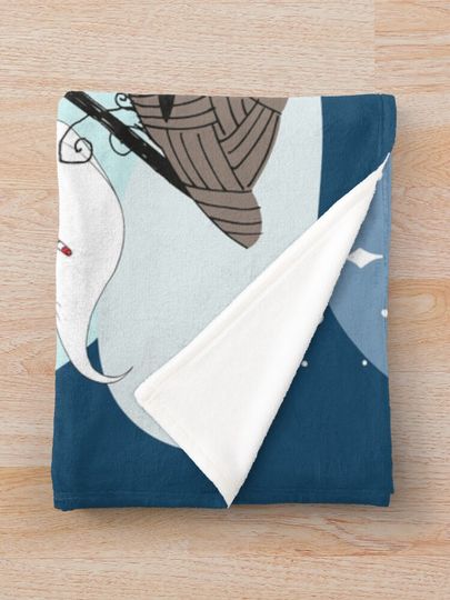 Jack Skellington and Sally - The Nightmare Before Christmas Throw Blanket