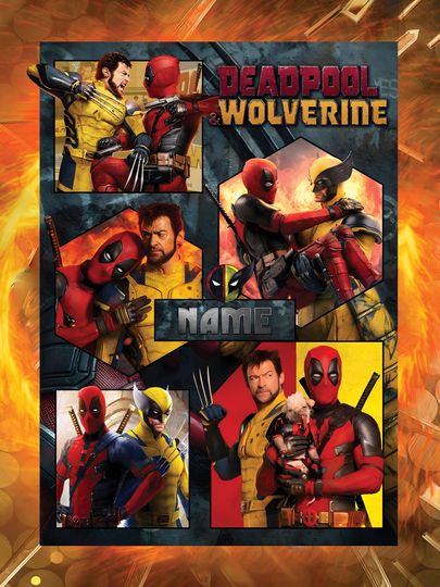 Deadpool And Wolverine Blanket | Deadpool Wolverine Blanket | Deadpool Avengers Superhero Blanket for Bed Couch Sofa