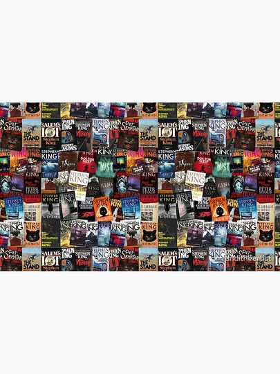 Stephen King Book Covers, Horror Bookworm Coffee Mug