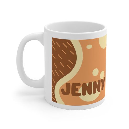 Blue Dog Mum Personalized Mug - Blue Dog Family Christmas Mug