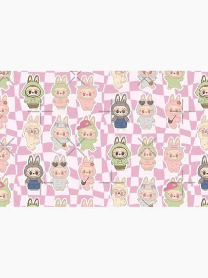 Labubu Party Zipper Pouch, Cute Bags Gift, Gift for Fan