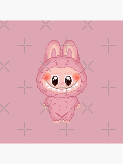 Labubu Lychee Berry Version 2 Pillow, Cute Labubu Pillows Gift, Gift for Fan