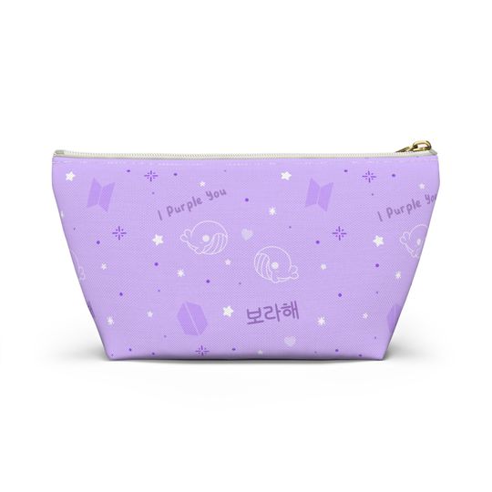 BTS Purple You Inspired Pencil Case Makeup Bag