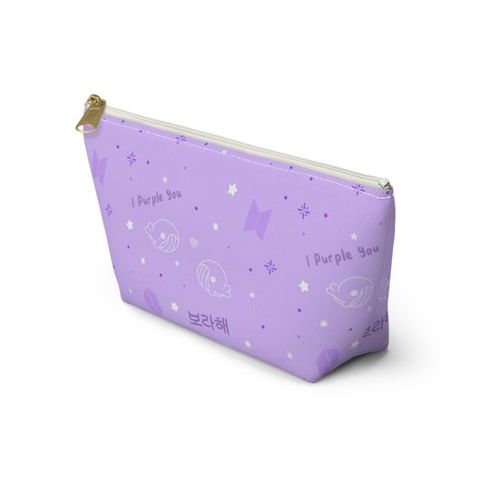 BTS Purple You Inspired Pencil Case Makeup Bag