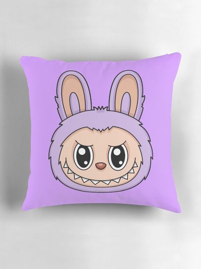 Labubu Zizi Cute Character Pillow, Cute Labubu Pillows Gift, Gift for Fan