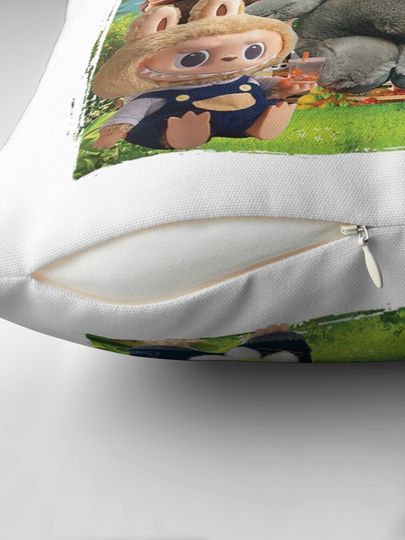 Meme Vintage Labubu The Monsters Funny Labubu Cute Pillow