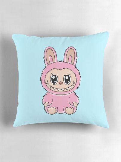 Cute Labubu Pillow, Cute Labubu Pillows Gift, Gift for Fan