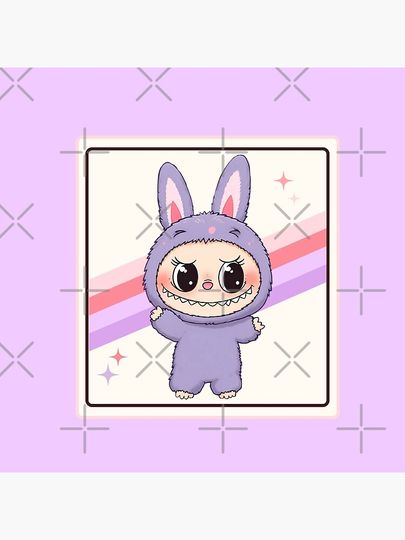 Cute Labubu Pillow, Cute Labubu Pillows Gift, Gift for Fan