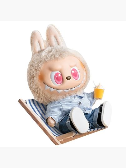 Labubu Cute - "The Monsters” Vinyl Toy Style Pillow