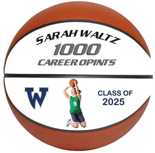 Custom Basketball, Full Size Personalized Basketball, With Photo or Logo