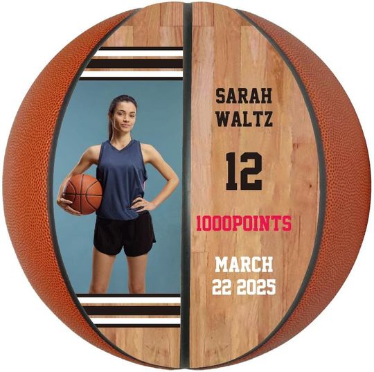 Custom Basketball, Full Size Personalized Basketball, With Photo or Logo