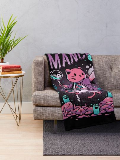 Nekomancer Throw Blanket