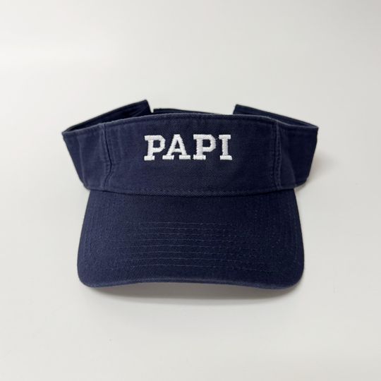 PAPI embroidered Visor Summer Cap