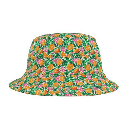 Sunshine Citrus Bucket Hat, Gift for Her, Gift for Him