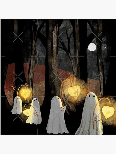 Ghost Parade Pillow