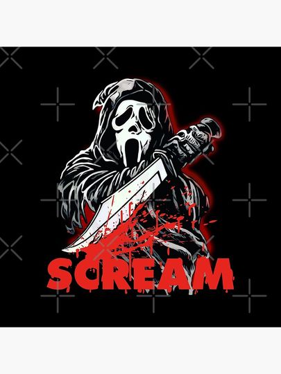 Scream Movie Pillow