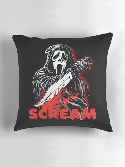 Scream Movie Pillow