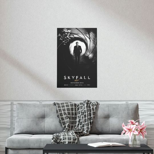 James Bond Skyfall Poster / Premium Matte vertical poster