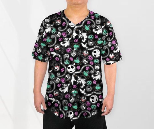 Pumpkin King Baseball Jersey, Oogie Boogie Jersey Shirt