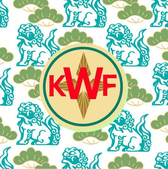 Mahjong Tablecloth with Dog Monogram Chinoiserie Night Square Design for Parties