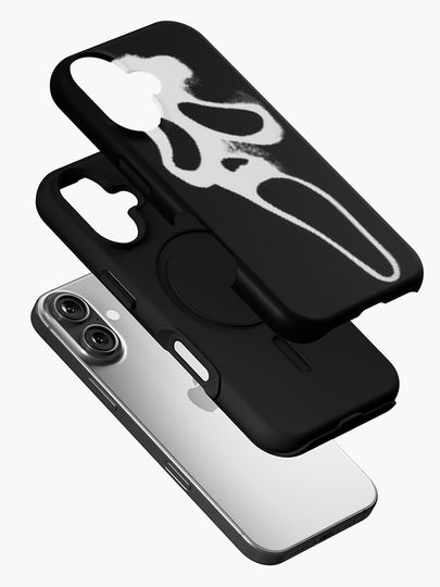 Scream horror movie mask iPhone Case