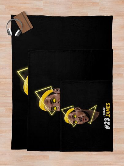 LeBron James Throw Blanket, Gift for Fan