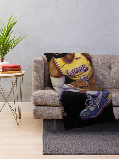 LeBron James New Seasons Throw Blanket, Gift for Fan