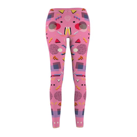 Retro 1990s Graphic Print Women's Leggings