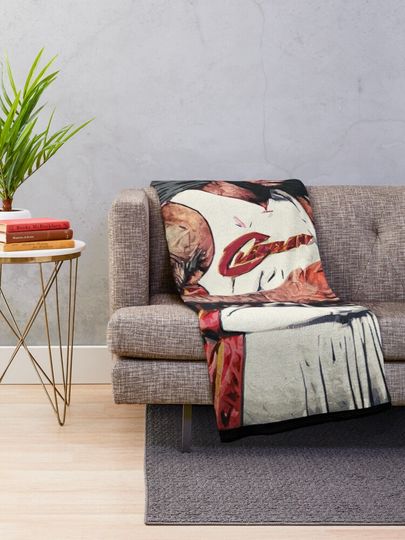 LeBron James Throw Blanket, Gift for Fan