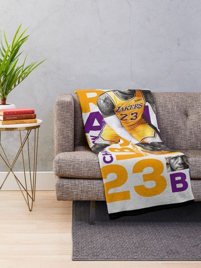 LeBron James Throw Blanket, Gift for Fan