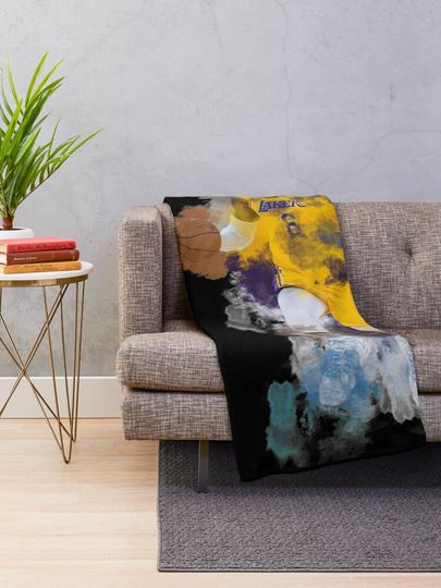 LeBron James Comeback Number Jersey 6 Throw Blanket, Gift for Fan