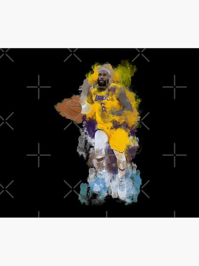 LeBron James Comeback Number Jersey 6 Throw Blanket, Gift for Fan